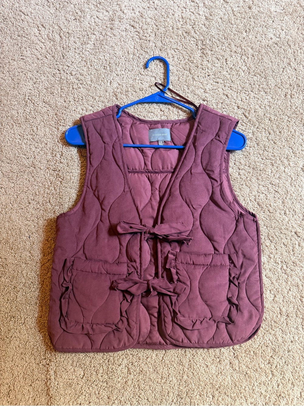 Dress up bow vest